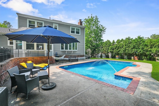 25 Bellwood Dr, New City, NY 10956 - outdoor pool featuring a patio area