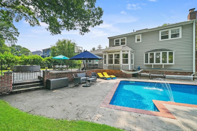 25 Bellwood Dr, New City, NY 10956 - view of swimming pool featuring a patio area
