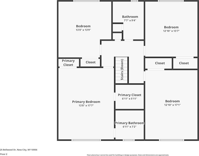 25 Bellwood Dr, New City, NY 10956 - view of room layout