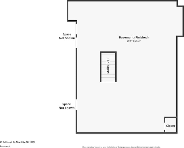 25 Bellwood Dr, New City, NY 10956 - view of floor plan / room layout