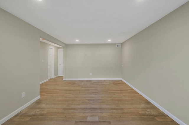 12 Bay Ave, Lake Ronkonkoma, NY 11779 - spare room with recessed lighting and light wood-style flooring