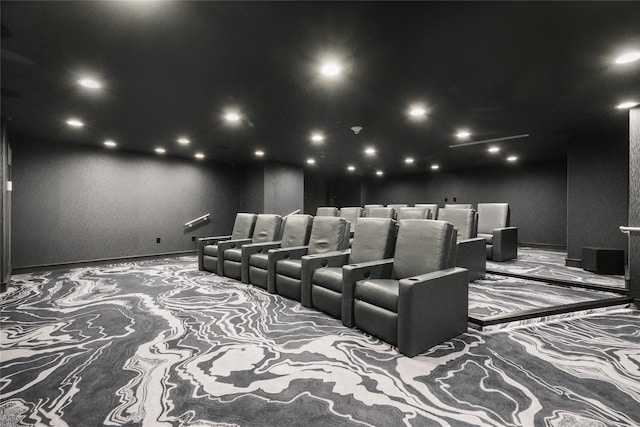 5 Renaissance Sq Unit Ph6C, White Plains, NY 10601 - view of carpeted cinema room