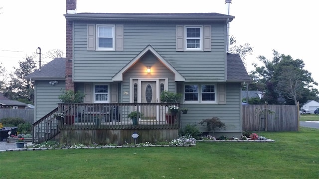 76 Gooseberry Rd, Mastic Beach, NY 11951 - view of front of property with a chimney