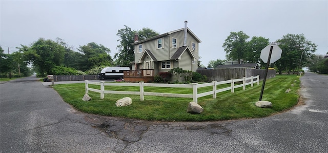 76 Gooseberry Rd, Mastic Beach, NY 11951 - view of front of home featuring a chimney