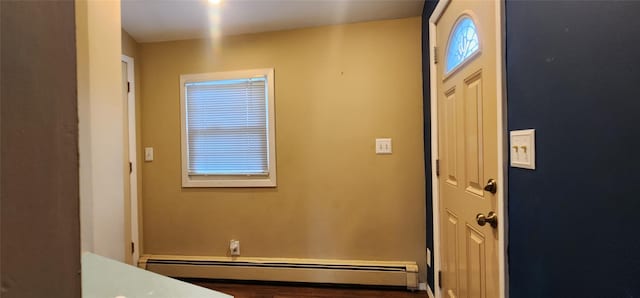 76 Gooseberry Rd, Mastic Beach, NY 11951 - foyer entrance featuring baseboard heating