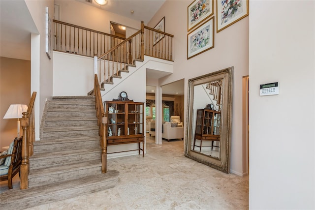 166 Country Club Dr Unit 166, Commack, NY 11725 - stairs with a high ceiling