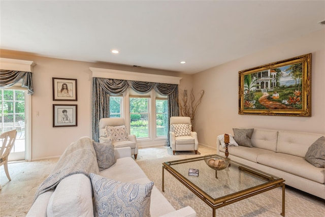 166 Country Club Dr Unit 166, Commack, NY 11725 - living area with healthy amount of natural light and recessed lighting