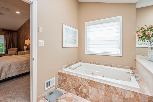 166 Country Club Dr Unit 166, Commack, NY 11725 - full bathroom featuring a jetted tub and ensuite bathroom