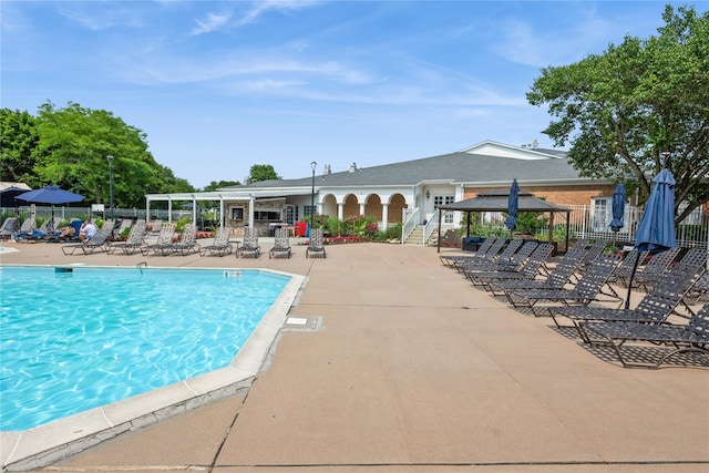 166 Country Club Dr Unit 166, Commack, NY 11725 - community pool featuring a gazebo and a patio