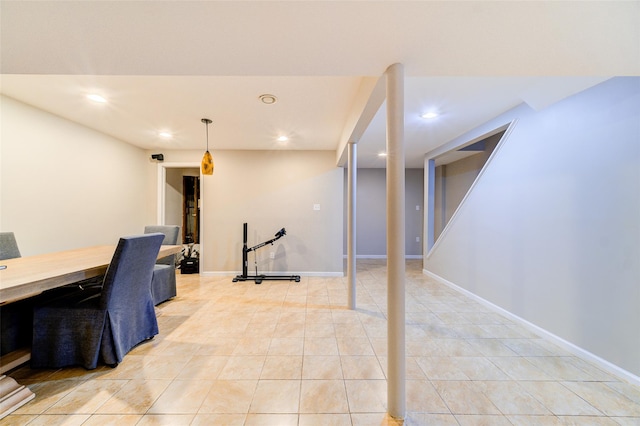 83 N Airmont Rd, Suffern, NY 10901 - unfurnished office featuring recessed lighting and light tile patterned floors