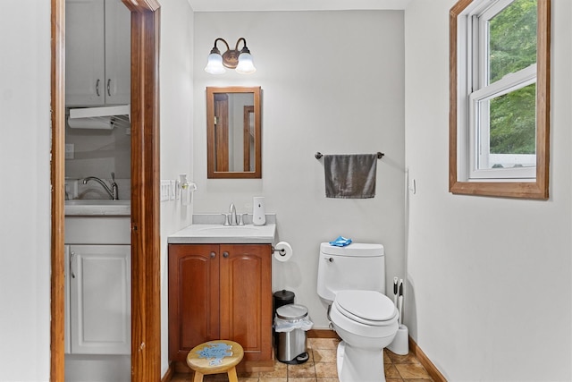 9 Schnabl Ct, Wappingers Falls, NY 12590 - bathroom with vanity and tile patterned floors
