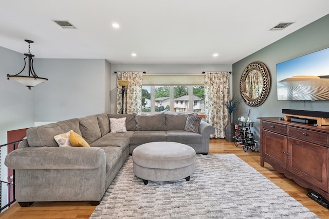 41 Whitman St, Congers, NY 10920 - living area featuring recessed lighting and light wood-type flooring