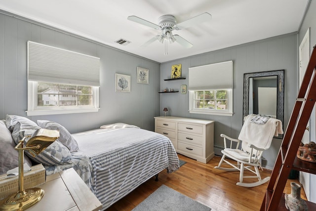 41 Whitman St, Congers, NY 10920 - bedroom with light wood finished floors and ceiling fan