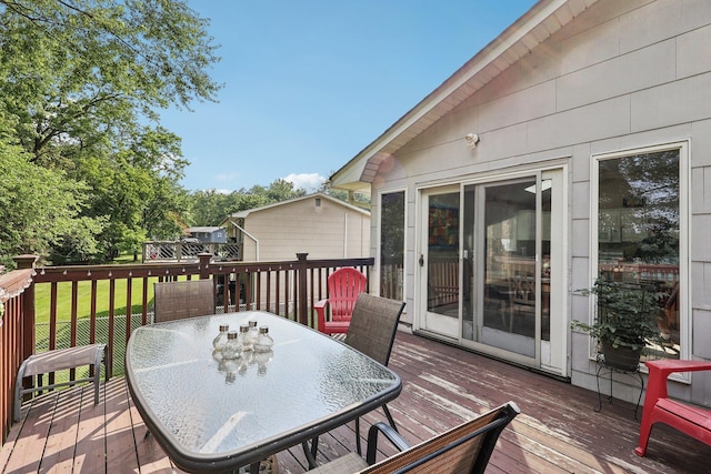 41 Whitman St, Congers, NY 10920 - deck with outdoor dining space