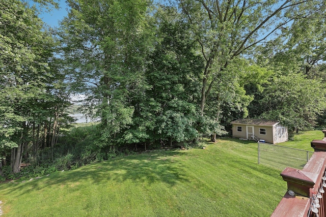 41 Whitman St, Congers, NY 10920 - view of green lawn with an outdoor structure