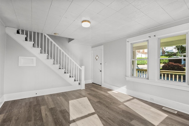 5 Putnam Ter, Brewster, NY 10509 - foyer entrance with stairs and wood finished floors