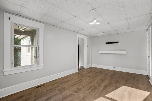 5 Putnam Ter, Brewster, NY 10509 - empty room with a paneled ceiling and wood finished floors
