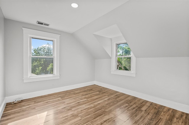 5 Putnam Ter, Brewster, NY 10509 - additional living space with wood finished floors, vaulted ceiling, and recessed lighting