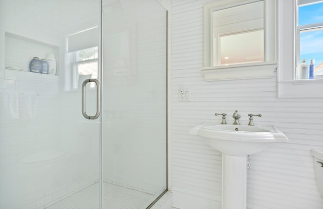 1 Simon Ct, Quogue, NY 11959 - bathroom with a shower stall