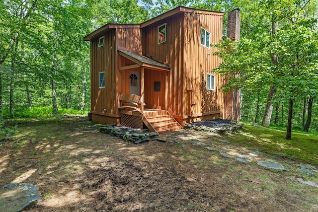 30 Hallenbach Rd, Glen Spey, NY 12737 - view of front of home featuring a chimney