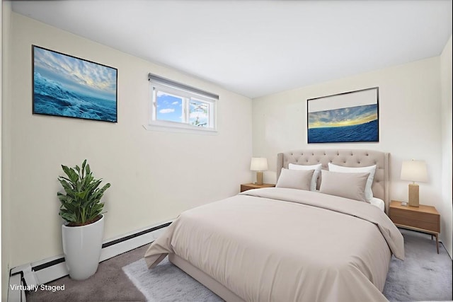 1291 Minerva Ave, West Islip, NY 11795 - bedroom with carpet and a baseboard radiator