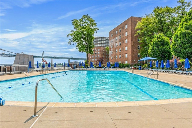162-01 Powells Cove Blvd Unit 1J, Beechhurst, NY 11357 - community pool with a patio area