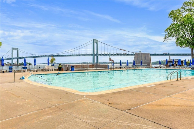 162-01 Powells Cove Blvd Unit 1J, Beechhurst, NY 11357 - community pool with a patio