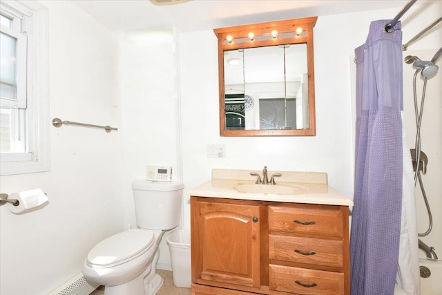 218 Mott St, Oceanside, NY 11572 - bathroom featuring curtained shower and vanity