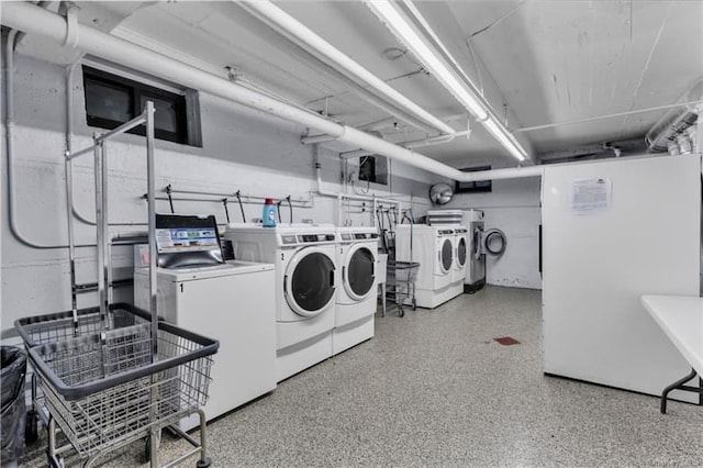 51 White Oak St Unit 2A, New Rochelle, NY 10801 - shared laundry room featuring separate washer and dryer