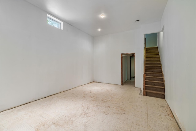 10 Salem Ct, Spring Valley, NY 10977 - spare room featuring stairway