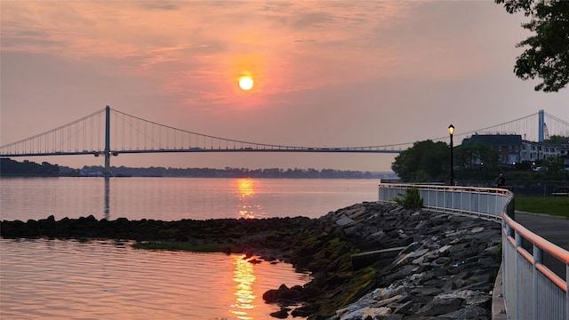 222 Capstan Ct Unit 101B, College Point, NY 11356 - water view with a notable bridge