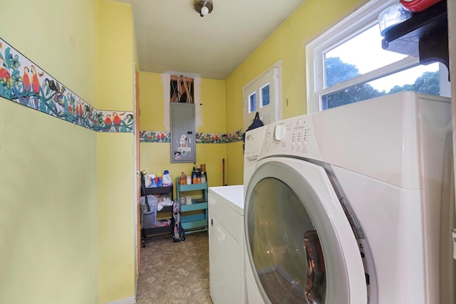 8 Peconic Ln, Selden, NY 11784 - laundry room featuring electric panel