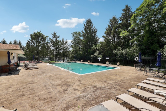 12 Deer Ct Dr, Middletown, NY 10940 - community pool with a patio area and view of scattered trees