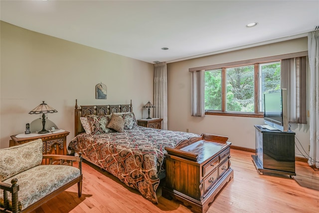 1537 Laurel Hollow Rd, Laurel Hollow, NY 11791 - bedroom featuring light wood-type flooring and recessed lighting