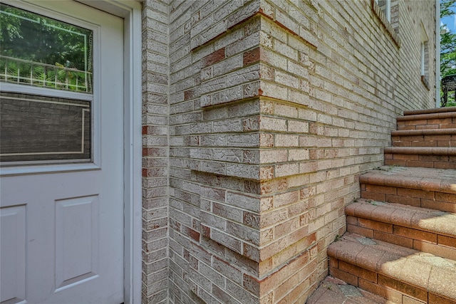 1537 Laurel Hollow Rd, Laurel Hollow, NY 11791 - property entrance with brick siding