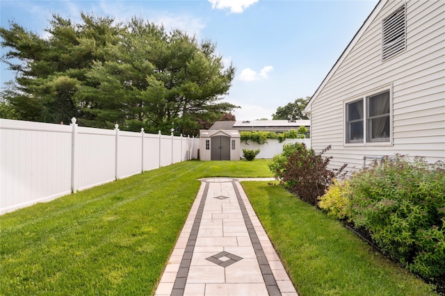 25 Segatogue Ln, South Setauket, NY 11720 - view of yard with a storage shed