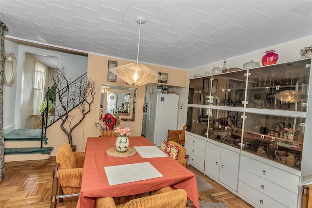 2541 83rd St, East Elmhurst, NY 11370 - dining space featuring crown molding