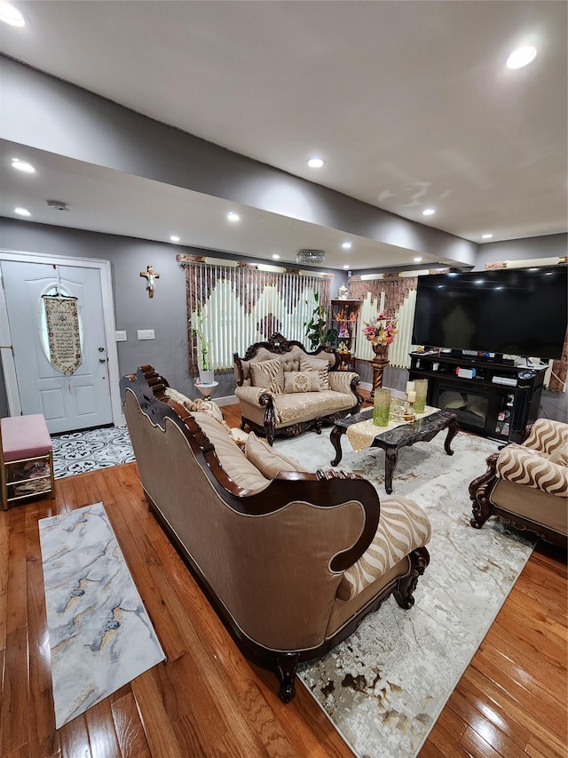 18701 Keeseville Ave, Saint Albans, NY 11412 - living area with wood-type flooring