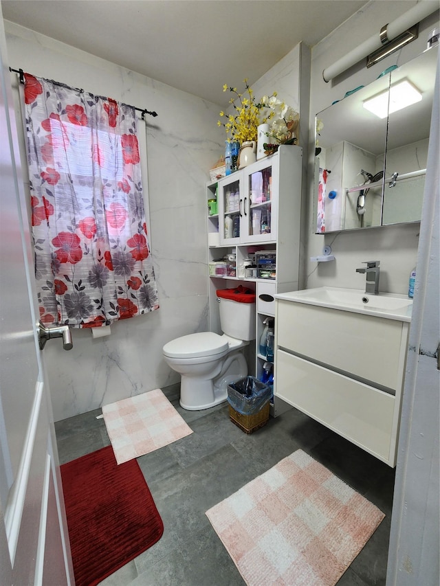 18701 Keeseville Ave, Saint Albans, NY 11412 - bathroom with vanity and concrete flooring