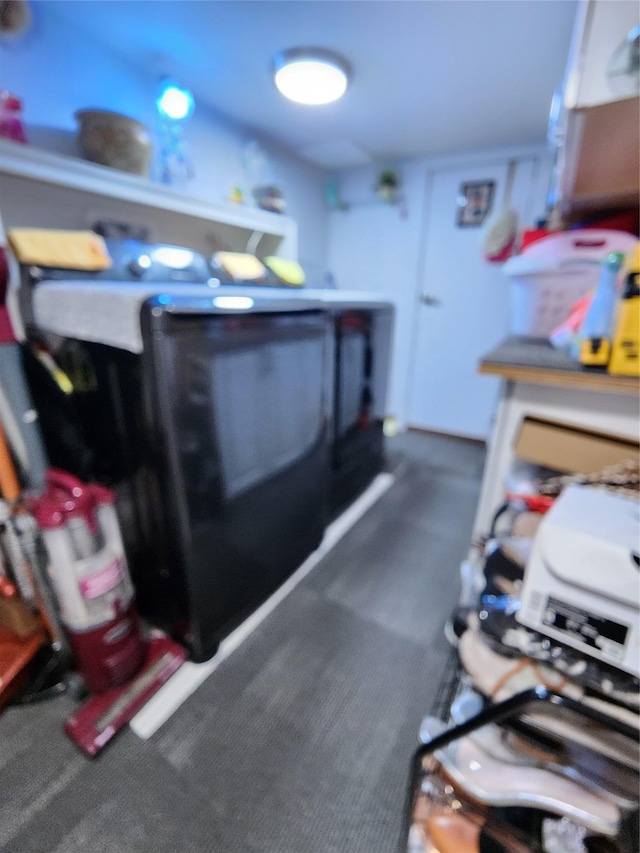 18701 Keeseville Ave, Saint Albans, NY 11412 - kitchen featuring carpet
