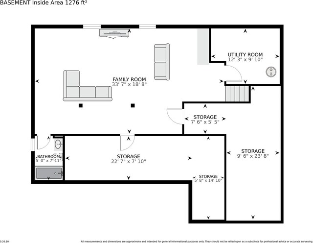 1241 Lednam Ct, Merrick, NY 11566 - view of room layout