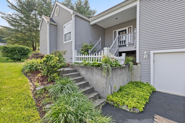 29 Underhill Rd N, Poughquag, NY 12570 - view of side of home with stairway and an attached garage