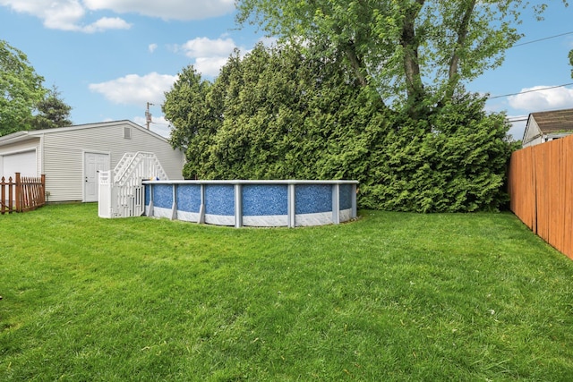 57 Sarah Dr, Lake Grove, NY 11755 - view of yard featuring an outdoor pool