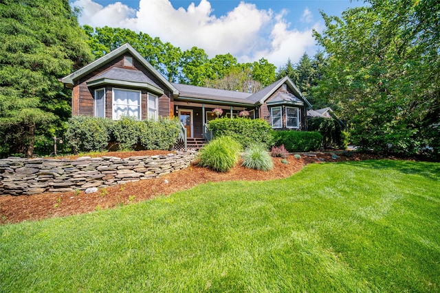 322 Union School Rd, Middletown, NY 10941 - view of front of house featuring a front yard and a porch