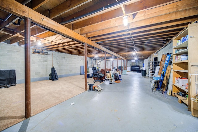 322 Union School Rd, Middletown, NY 10941 - view of unfinished below grade area