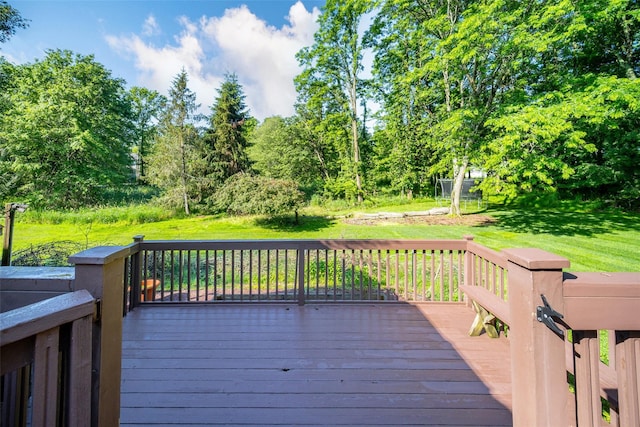 322 Union School Rd, Middletown, NY 10941 - wooden terrace with a yard