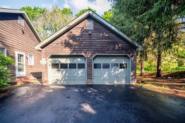 322 Union School Rd, Middletown, NY 10941 - garage featuring asphalt driveway