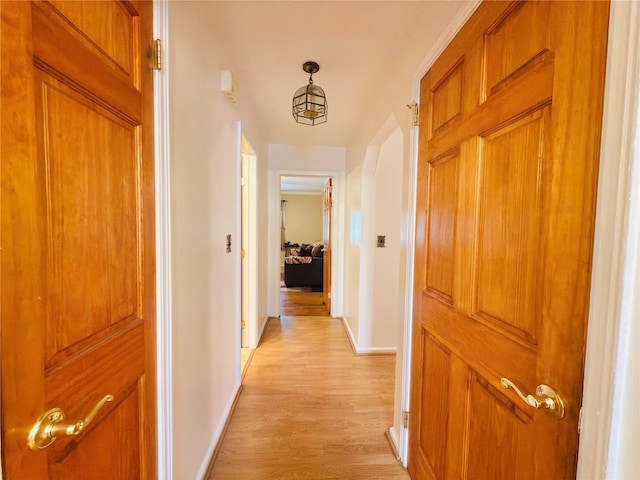 945 Swinton Ave, Bronx, NY 10465 - hall with light wood-type flooring and baseboards