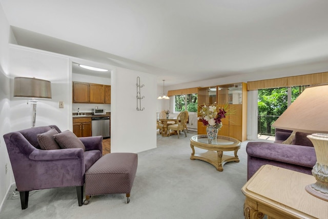 12 Scenic Dr Unit K, Croton-On-Hudson, NY 10520 - living room with plenty of natural light and light colored carpet