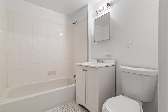 718 Garden St, Bronx, NY 10457 - bathroom with vanity, bathing tub / shower combination, and tile patterned flooring
